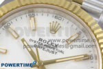 DateJust 41 126333 SS/YG ARF 1:1 Best Edition White Stick Dial on Jubilee Bracelet SH3235 (Weighted) - Image 4