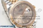 DateJust 41 126331 SS/RG ARF 1:1 Best Edition RG Diaomonds Dial on Jubilee Bracelet SH3235 (Weighted) - Image 2