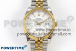 DateJust 41 126333 SS/YG ARF 1:1 Best Edition White Stick Dial on Jubilee Bracelet SH3235 (Weighted)