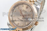 DateJust 41 126331 SS/RG ARF 1:1 Best Edition RG Diaomonds Dial on Jubilee Bracelet SH3235 (Weighted) - Image 3