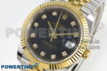 DateJust 41 126333 SS/YG ARF 1:1 Best Edition Black Diamonds Dial on Jubilee Bracelet SH3235 (Weighted) - Image 3