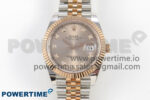 DateJust 41 126331 SS/RG ARF 1:1 Best Edition RG Diaomonds Dial on Jubilee Bracelet SH3235 (Weighted)