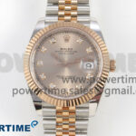 DateJust 41 126331 SS/RG ARF 1:1 Best Edition RG Diaomonds Dial on Jubilee Bracelet SH3235 (Weighted)