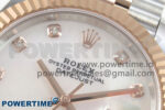 DateJust 41 126331 SS/RG ARF 1:1 Best Edition White MOP Diamonds Dial on Jubilee Bracelet SH3235 (Weighted) - Image 4