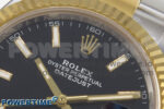 DateJust 41 126333 SS/YG ARF 1:1 Best Edition Black Stick Dial on Oyster Bracelet SH3235 (Weighted) - Image 4