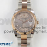 DateJust 41 126331 SS/RG ARF 1:1 Best Edition RG Stick Dial on Oyster Bracelet SH3235 (Weighted)