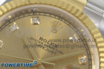 DateJust 41 126333 SS/YG ARF 1:1 Best Edition YG Diamonds Dial on Oyster Bracelet SH3235 (Weighted) - Image 4