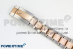 Size	41mm x 12mm Movement	Asian ShangHai Super Clone 3235 Automatic Movement at 28800 vph, VR3235 Functions	Hours, minutes, seconds and date display Case	Solid 904L stainless steel case Crystal	Scratch-proof sapphire crystal with AR coating Dial	Black dial Bezel	Weighted 18k rose gold wrapped fluted stainless steel bezel Strap	Solid stainless steel bracelet with 18k rose gold plated middle links Clasp	Deployant clasp Water resistance	>50 Meters - Image 13