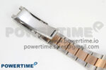 Size	41mm x 12mm Movement	Asian ShangHai Super Clone 3235 Automatic Movement at 28800 vph, VR3235 Functions	Hours, minutes, seconds and date display Case	Solid 904L stainless steel case Crystal	Scratch-proof sapphire crystal with AR coating Dial	Black dial Bezel	Weighted 18k rose gold wrapped fluted stainless steel bezel Strap	Solid stainless steel bracelet with 18k rose gold plated middle links Clasp	Deployant clasp Water resistance	>50 Meters - Image 14
