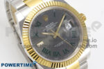 DateJust 41 126333 SS/YG ARF 1:1 Best Edition Gray Roman Dial on Oyster Bracelet SH3235 (Weighted) - Image 2