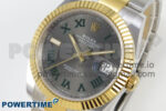 DateJust 41 126333 SS/YG ARF 1:1 Best Edition Gray Roman Dial on Oyster Bracelet SH3235 (Weighted) - Image 3