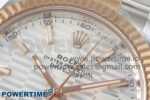 DateJust 41 126331 SS/RG ARF 1:1 Best Edition White Texture Stick Dial on Oyster Bracelet SH3235 (Weighted) - Image 4