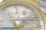 DateJust 41 126333 SS/YG ARF 1:1 Best Edition Silver Stick Dial on Oyster Bracelet SH3235 (Weighted) - Image 4