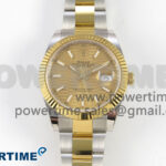 DateJust 41 126333 SS/YG ARF 1:1 Best Edition YG Texture Stick Dial on Oyster Bracelet SH3235 (Weighted)