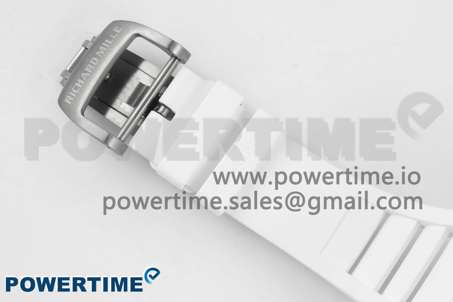 RM055 White Ceramic ZF 1:1 Best Edition on Rubber Strap RMUL2 Super Clone V3 - Image 9