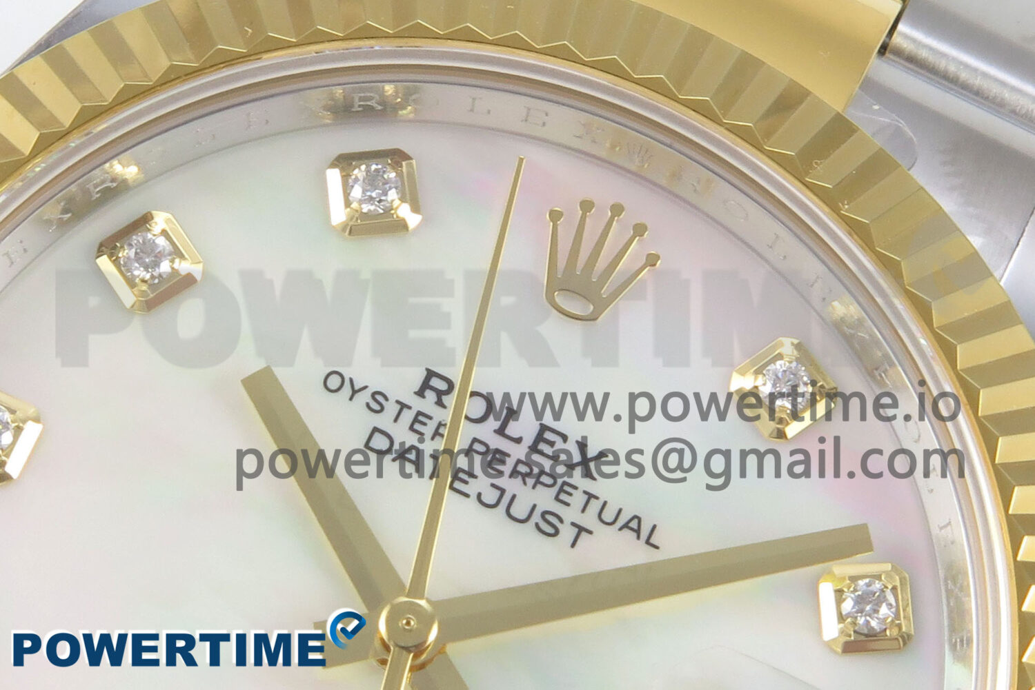 DateJust 41 126333 SS/YG ARF 1:1 Best Edition White MOP Diamonds Dial on Oyster Bracelet SH3235 (Weighted) - Image 4
