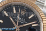 DateJust 41 126331 SS/RG ARF 1:1 Best Edition Black Stick Dial on Oyster Bracelet SH3235 (Weighted) - Image 4