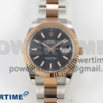 DateJust 41 126331 SS/RG ARF 1:1 Best Edition Black Stick Dial on Oyster Bracelet SH3235 (Weighted)