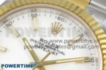DateJust 41 126333 SS/YG ARF 1:1 Best Edition White Stick Dial on Oyster Bracelet SH3235 (Weighted) - Image 4