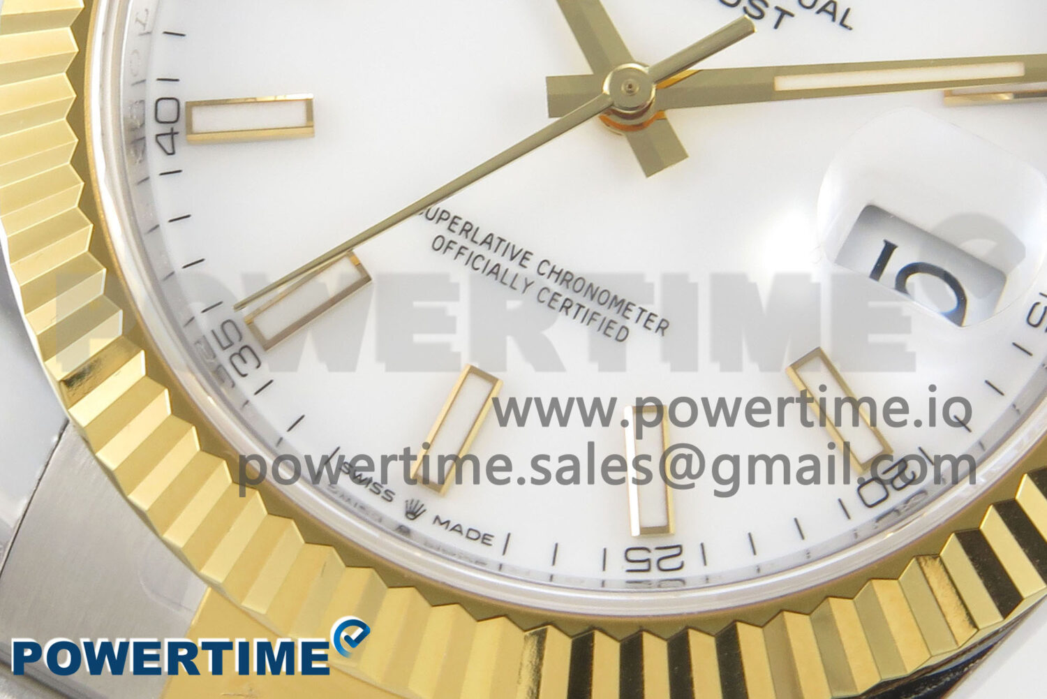 DateJust 41 126333 SS/YG ARF 1:1 Best Edition White Stick Dial on Oyster Bracelet SH3235 (Weighted) - Image 5