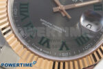 Size	41mm x 12mm Movement	Asian ShangHai Super Clone 3235 Automatic Movement at 28800 vph, VR3235 Functions	Hours, minutes, seconds and date display Case	Solid 904L stainless steel case Crystal	Scratch-proof sapphire crystal with AR coating Dial	Black dial Bezel	Weighted 18k rose gold wrapped fluted stainless steel bezel Strap	Solid stainless steel bracelet with 18k rose gold plated middle links Clasp	Deployant clasp Water resistance	>50 Meters - Image 5