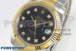DateJust 41 126333 SS/YG ARF 1:1 Best Edition Black Diamonds Dial on Oyster Bracelet SH3235 (Weighted) - Image 3
