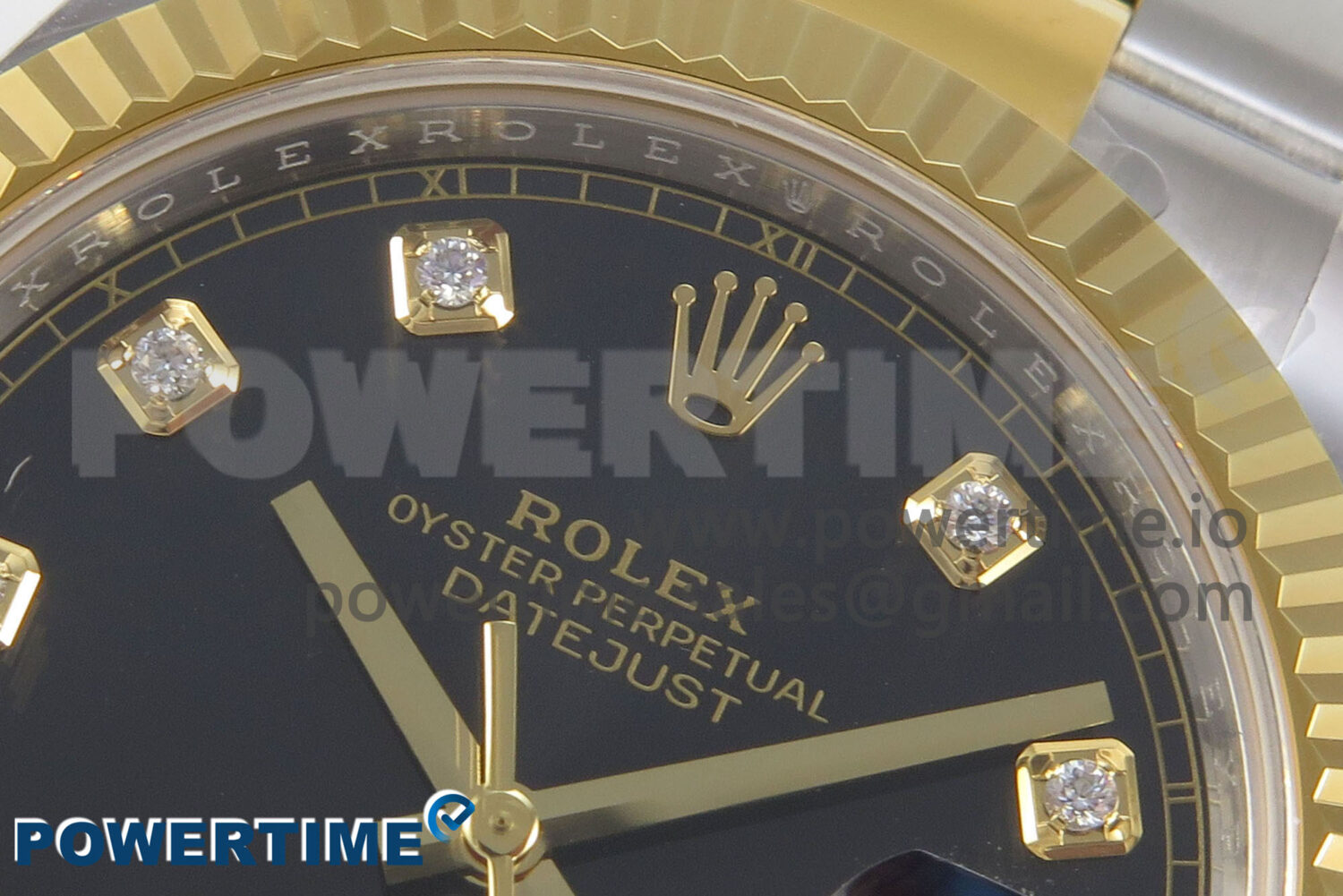 DateJust 41 126333 SS/YG ARF 1:1 Best Edition Black Diamonds Dial on Oyster Bracelet SH3235 (Weighted) - Image 4