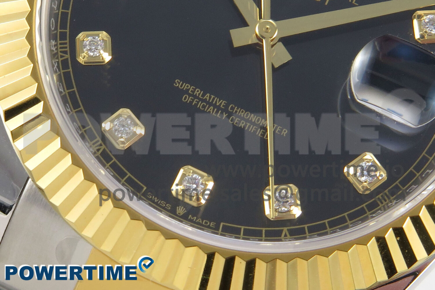 DateJust 41 126333 SS/YG ARF 1:1 Best Edition Black Diamonds Dial on Oyster Bracelet SH3235 (Weighted) - Image 5