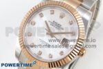 DateJust 41 126331 SS/RG ARF 1:1 Best Edition White MOP Diamonds Dial on Oyster Bracelet SH3235 (Weighted) - Image 3