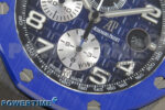 Royal Oak Offshore 44mm Black/Blue Ceramic APJF 1:1 Best Edition Blue Dial on Blue Rubber Strap A3126 - Image 5