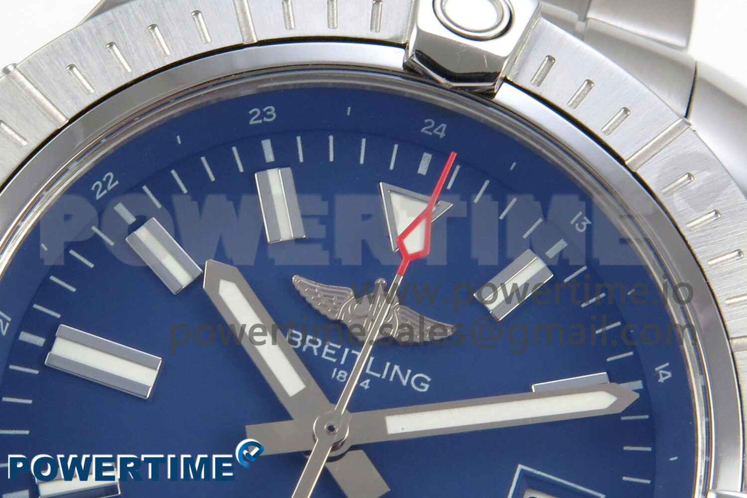 Avenger 43mm SS TF 1:1 Best Edition Blue Dial on SS Bracelet A2824 V2 - Image 4