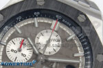 Royal Oak Offshore 44mm SS APPF Best Edition Gray/White Dial Ceramic Bezel on Gray Rubber Strap SA3126 - Image 4