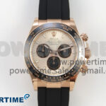 Daytona 126515LN THBF 1:1 Best Edition RG/Black Dial on Oysterflex Strap SH4131