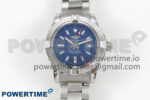 Avenger 43mm SS TF 1:1 Best Edition Blue Dial on SS Bracelet A2824 V2