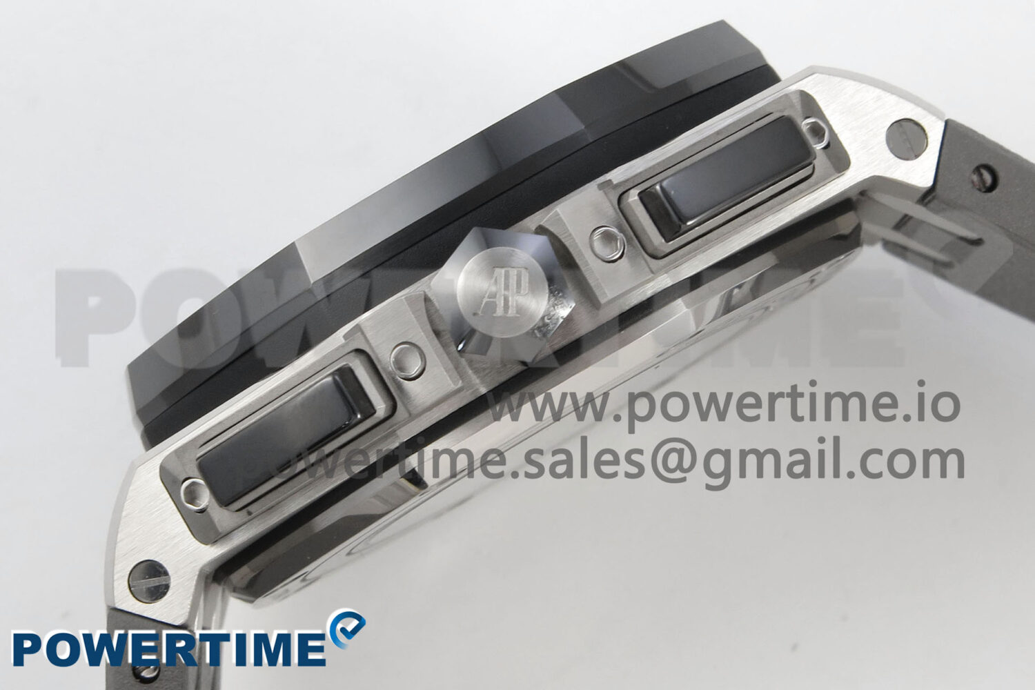Royal Oak Offshore 44mm SS APPF Best Edition Gray/White Dial Ceramic Bezel on Gray Rubber Strap SA3126 - Image 6