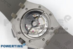 Royal Oak Offshore 44mm SS APPF Best Edition Gray/White Dial Ceramic Bezel on Gray Rubber Strap SA3126 - Image 10