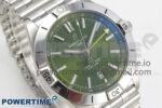 Breitling BLSF Chronomat Automatic 1:1 Best Edition GMT 40mm Green Dial On SS Bracelet A2836 - Image 2