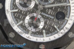 Royal Oak Offshore 44mm Black Ceramic APJF 1:1 Best Edition Gray Dial on Black Rubber Strap A3126 - Image 5