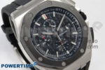 Royal Oak Offshore 44mm SS APPF Best Edition Black Dial Ceramic Bezel on Black Rubber Strap SA3126 - Image 3