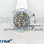 Daytona Aet Remould Transparent SONIC Best Edition Skeleton Dial on White Rubber Strap SA4130