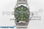 Breitling BLSF Chronomat Automatic 1:1 Best Edition GMT 40mm Green Dial On SS Bracelet A2836