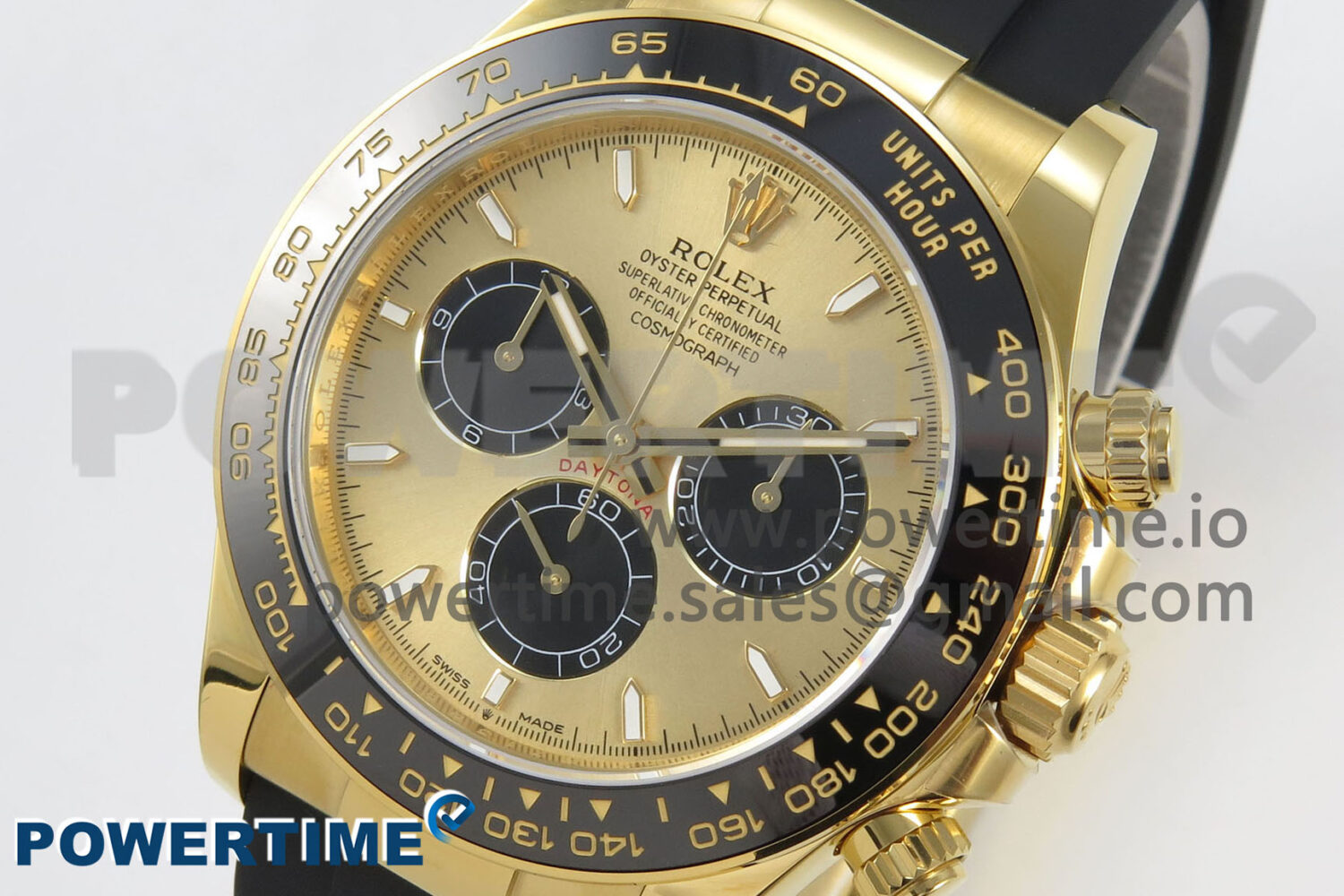 Daytona 126518LN THBF 1:1 Best Edition YG/Black Dial on Oysterflex Strap SH4131 - Image 3