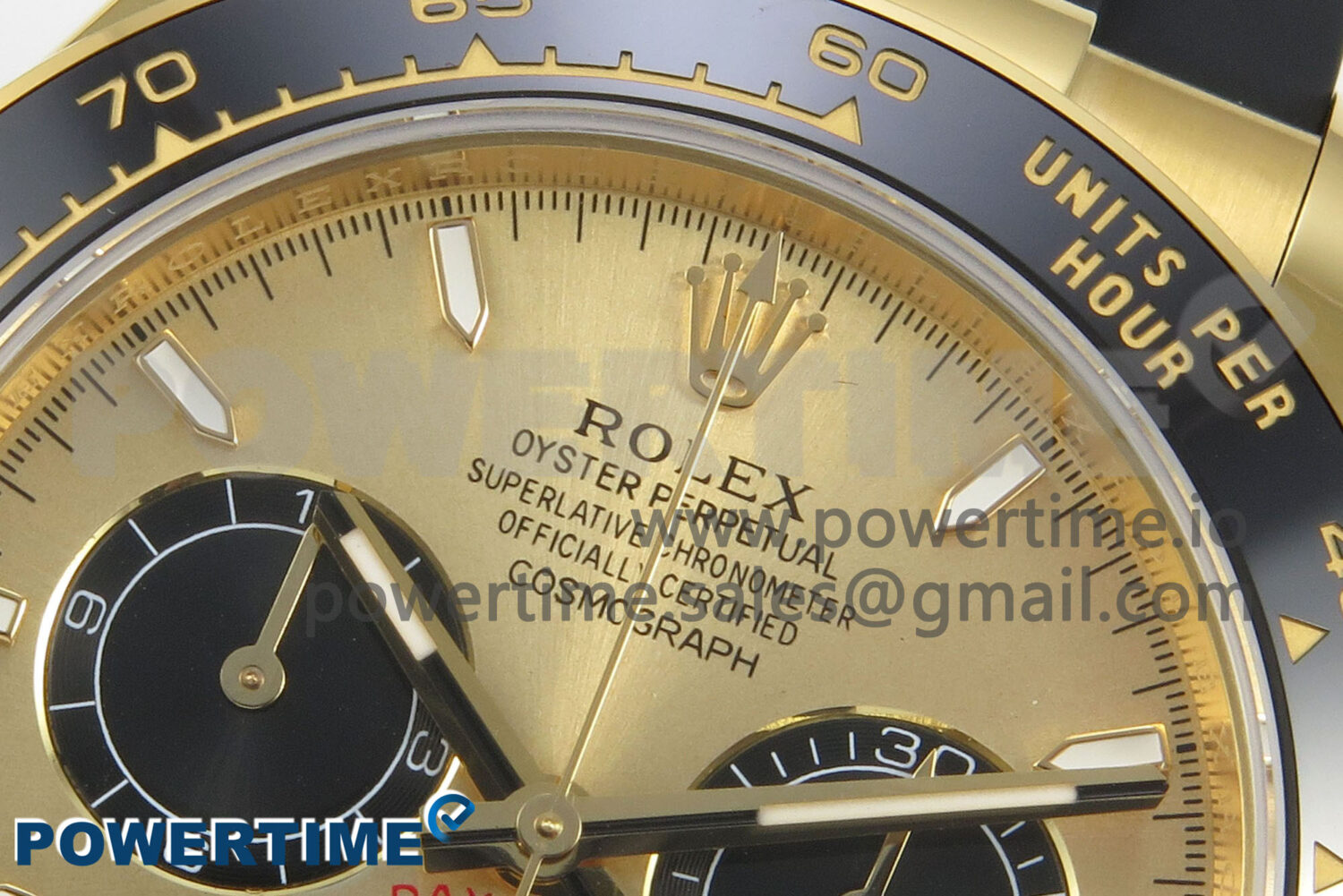 Daytona 126518LN THBF 1:1 Best Edition YG/Black Dial on Oysterflex Strap SH4131 - Image 4