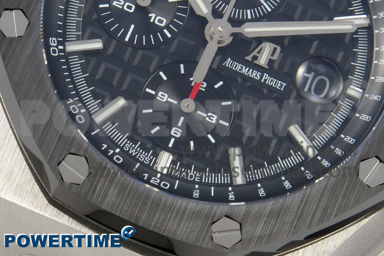 Royal Oak Offshore 44mm SS APPF Best Edition Black Dial Ceramic Bezel on Black Rubber Strap SA3126 - Image 5
