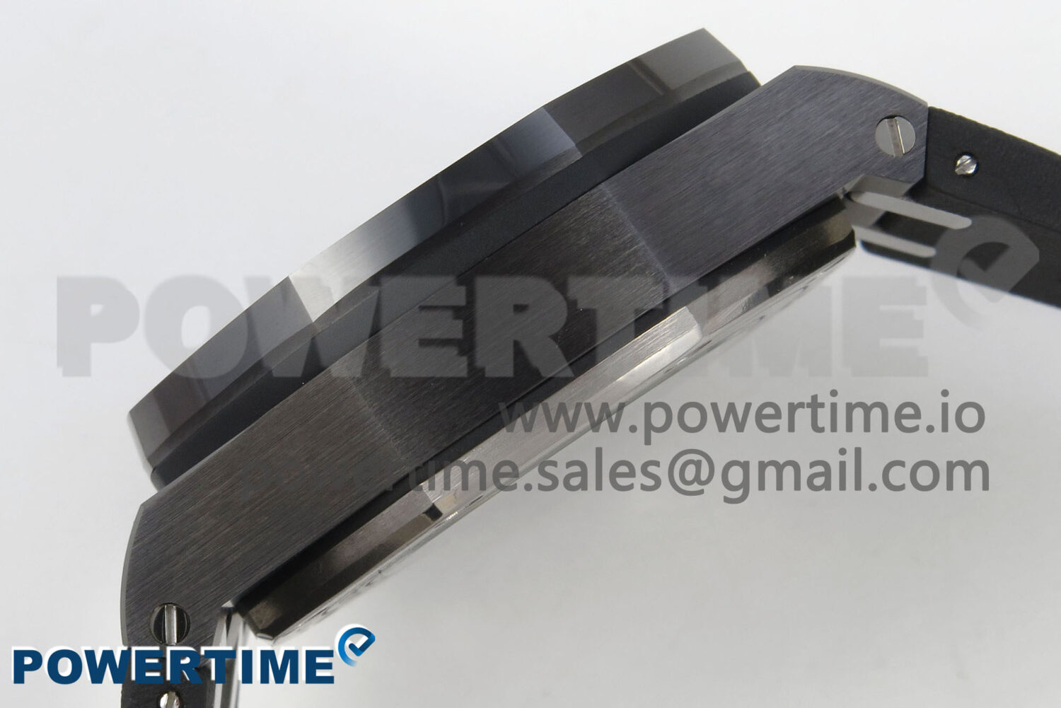 Royal Oak Offshore 44mm Black Ceramic APJF 1:1 Best Edition Gray Dial on Black Rubber Strap A3126 - Image 7