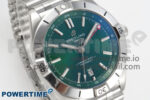 Breitling BLSF Chronomat Automatic 1:1 Best Edition GMT 40mm Green Dial On SS Bracelet A2836 - Image 2
