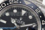 GMT-Master II Black/Red Ceramic 904L ARF 1:1 Best Edition Black Dial on Oyster Bracelet SH3285 CHS - Image 4