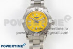 Avenger 43mm SS TF 1:1 Best Edition Yellow Dial on SS Bracelet A2824 V2