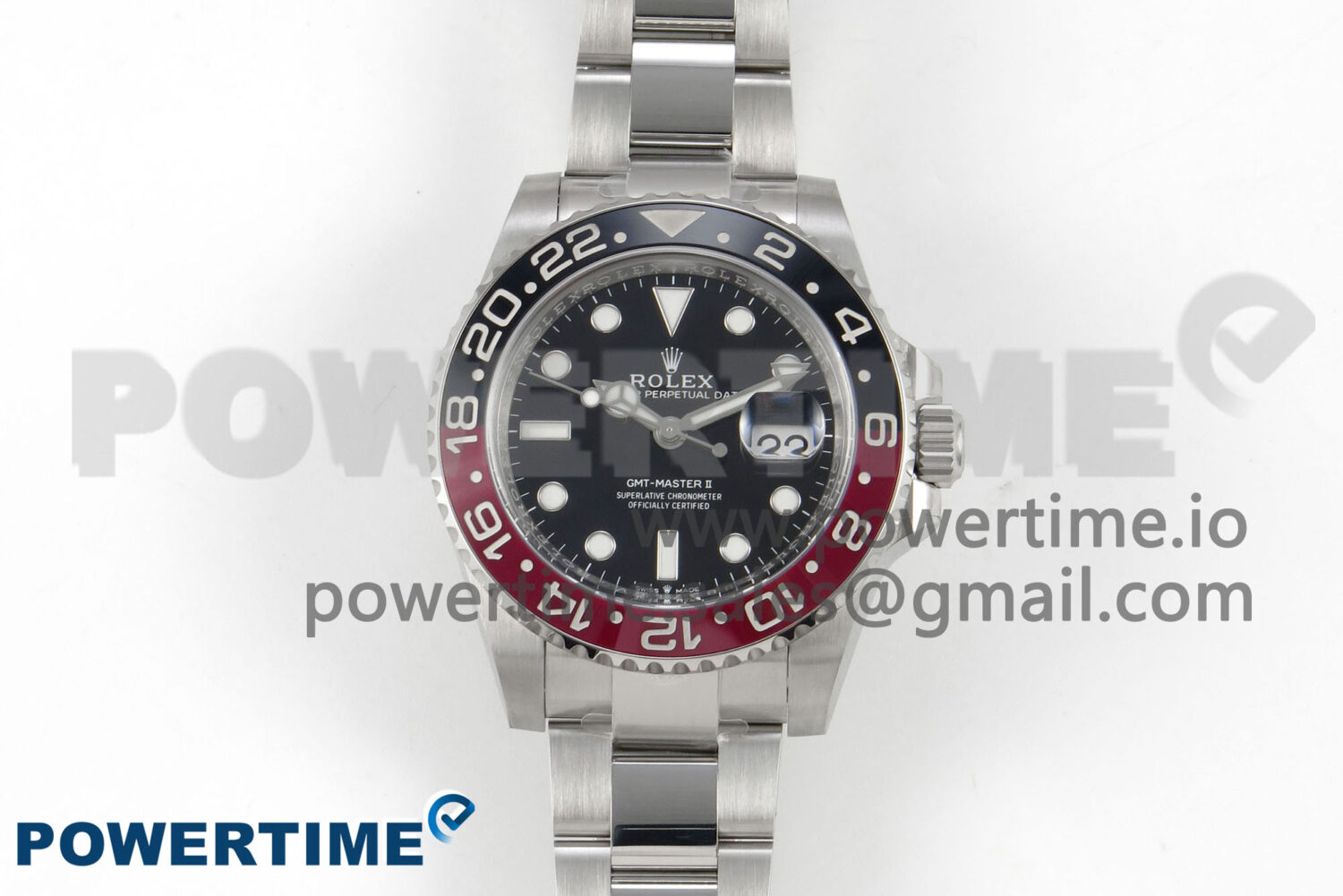 GMT-Master II Black/Red Ceramic 904L ARF 1:1 Best Edition Black Dial on Oyster Bracelet SH3285 CHS - Image 1