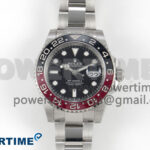 GMT-Master II Black/Red Ceramic 904L ARF 1:1 Best Edition Black Dial on Oyster Bracelet SH3285 CHS